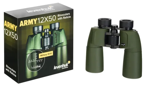 foto binocolo con reticolo Levenhuk Army 12x50,  6
