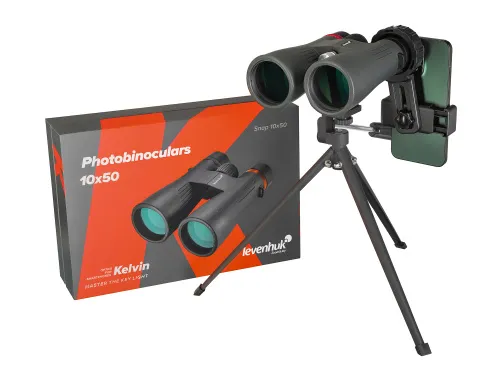immagine fotobinocolo Levenhuk Kelvin Snap 10x50,  2
