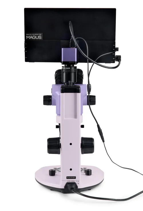 foto microscopio stereoscopico digitale MAGUS Stereo D7T LCD BASE,  7