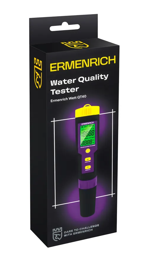 figura tester di qualità dell’acqua Ermenrich Wett QT40,  6