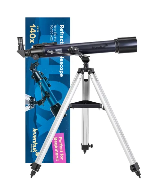 figura telescopio Levenhuk New Skyline BASE 70/700 AZ2,  2