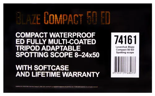 figura cannocchiale terrestre Levenhuk Blaze Compact 50 ED,  19