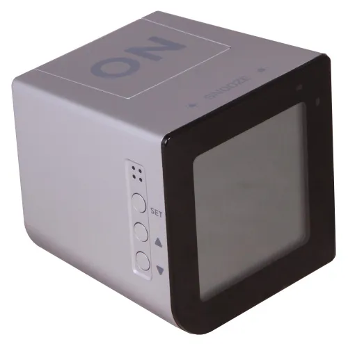 fotografia sveglia Radiocontrollata Bresser FlipMe, argento,  3