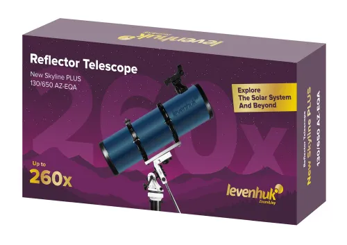 immagine telescopio Levenhuk New Skyline PLUS 130/650 AZ-EQA,  2