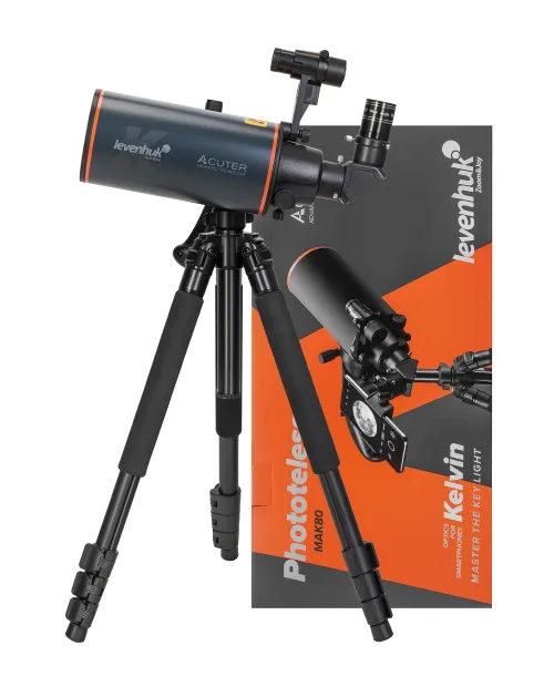 foto fototelescopio Levenhuk Kelvin MAK80 AZ,  2