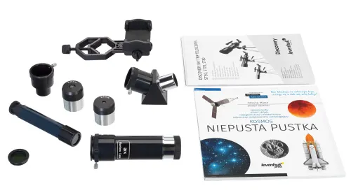 foto telescopio Levenhuk Discovery Sky Trip ST50 con libro,  4