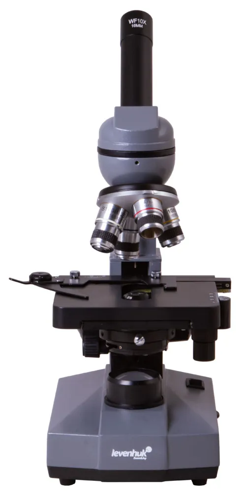 foto microscopio biologico monoculare Levenhuk 320 BASE,  8