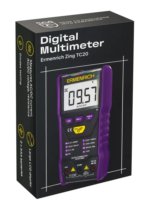 immagine multimetro digitale Ermenrich Zing TC20,  7