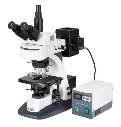 figura microscopio Levenhuk MED PRO 600 Fluo,  4