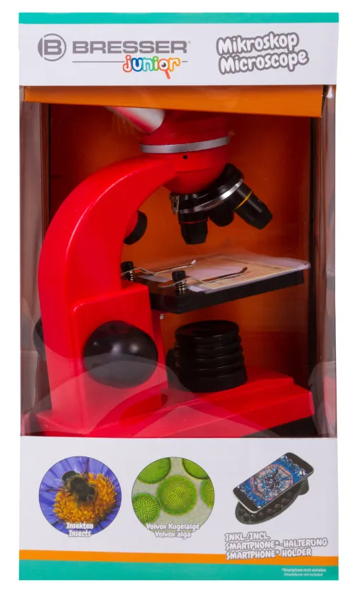 foto microscopio Bresser Junior Biolux SEL 40–1600x,  12