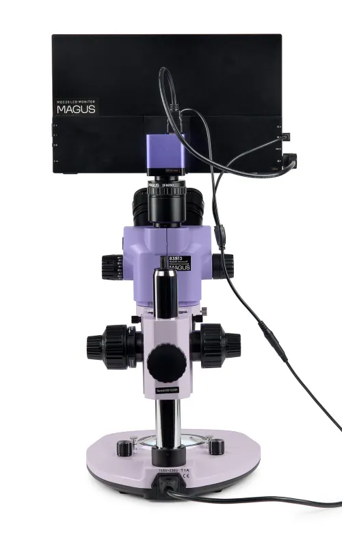 fotografia microscopio stereoscopico digitale MAGUS Stereo D8T LCD BASE,  7