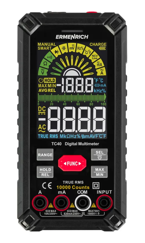 immagine multimetro digitale Ermenrich Zing TC40,  3