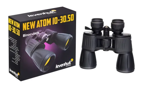 fotografia binocolo Levenhuk New Atom 10–30x50,  5