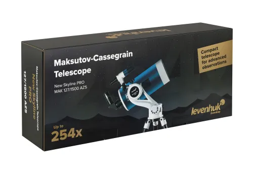 figura telescopio Levenhuk New Skyline PRO MAK 127/1500 AZ5,  14