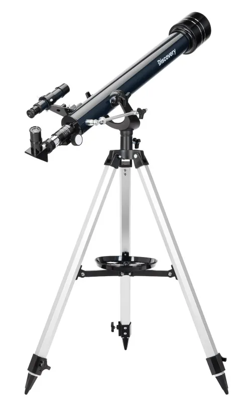 figura telescopio Levenhuk Discovery Spark 607 AZ con libro,  7