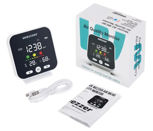 immagine misuratore della qualità dell’aria Levenhuk Wezzer Air MC40,  2