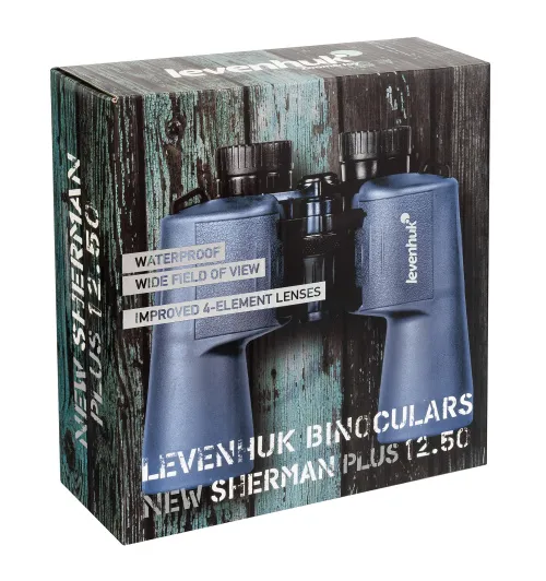 foto binocolo Levenhuk New Sherman PLUS 12x50,  13