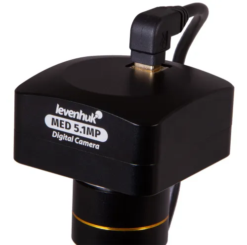 immagine microscopio trinoculare digitale Levenhuk MED D20T,  10