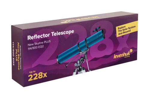 figura telescopio Levenhuk New Skyline PLUS 114/900 EQ2,  13