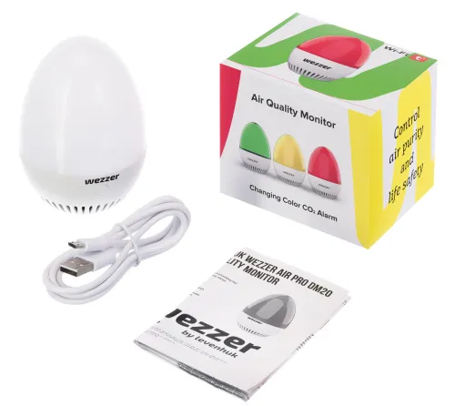 figura monitor della qualità dell’aria Levenhuk Wezzer Air PRO DM20,  2