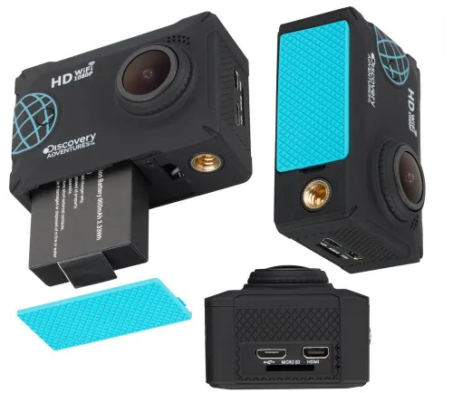 immagine bresser Discovery Adventures Trek Full HD 140° Wi-Fi Action Camera,  2