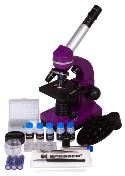 foto microscopio Bresser Junior Biolux SEL 40–1600x,  2