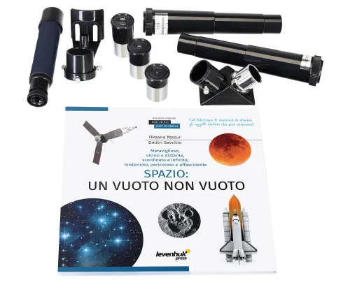 fotografia telescopio Levenhuk Discovery Spark 809 EQ con libro,  3