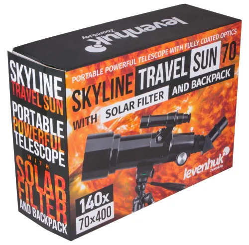 foto telescopio Levenhuk Skyline Travel Sun 70,  16