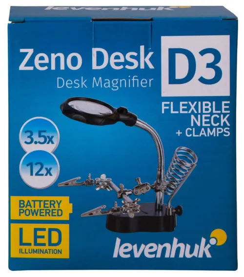 fotografia lente d’ingrandimento Levenhuk Zeno Desk D3,  2