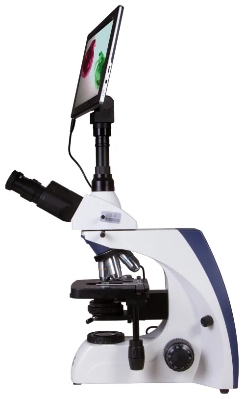 figura microscopio trinoculare digitale Levenhuk MED D30T LCD,  9