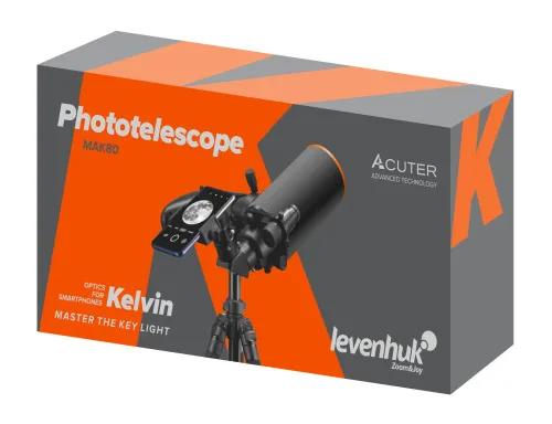 foto fototelescopio Levenhuk Kelvin MAK80 AZ,  13