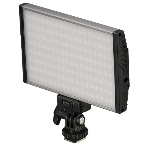 figura pannello luminoso Bresser PT Pro 15B Bi-Color a LED con custodia,  3