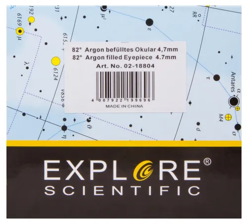 immagine oculare Explore Scientific LER 82° AR 4,7 mm 1,25",  12