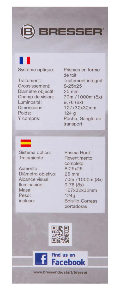 figura monoculare Bresser Zoomar 8–25x25,  11