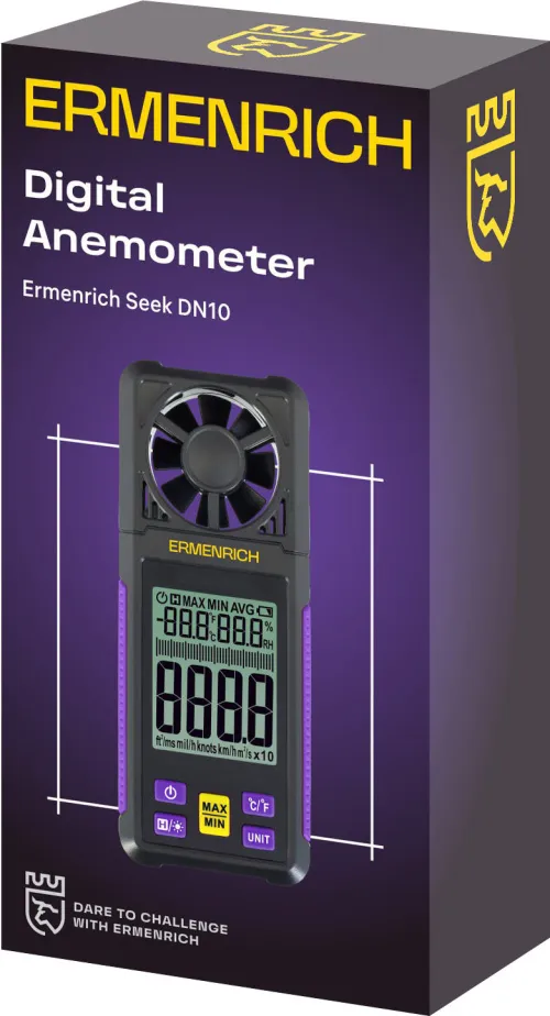 foto anemometro digitale Ermenrich Seek DN10,  2