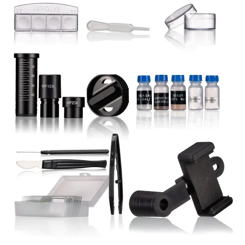 fotografia microscopio Junior Bresser con ingrandimento 40x-2000x,  3