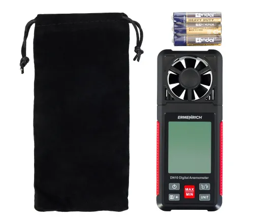 foto anemometro digitale Ermenrich Seek DN10,  6
