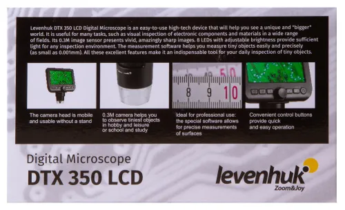 foto microscopio Digitale Levenhuk DTX 350 LCD,  20