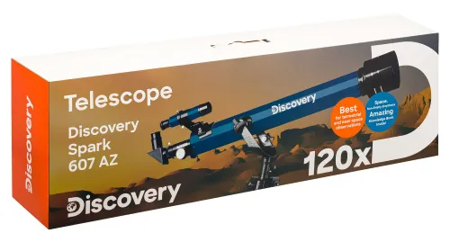 figura telescopio Levenhuk Discovery Spark 607 AZ con libro,  15