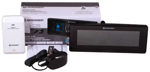 fotografia stazione meteo a colori Bresser Temeo Life, nero,  2