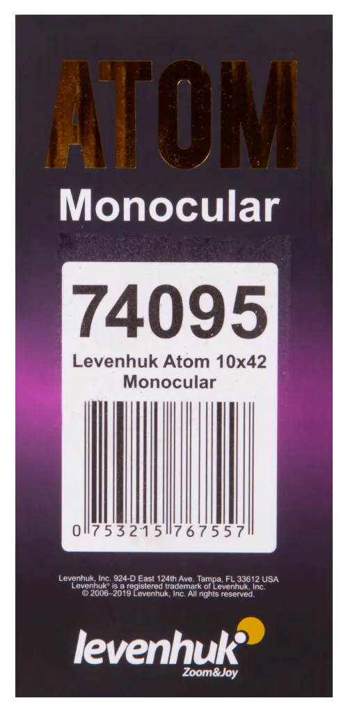 foto monoculare Levenhuk Atom 10x42,  13