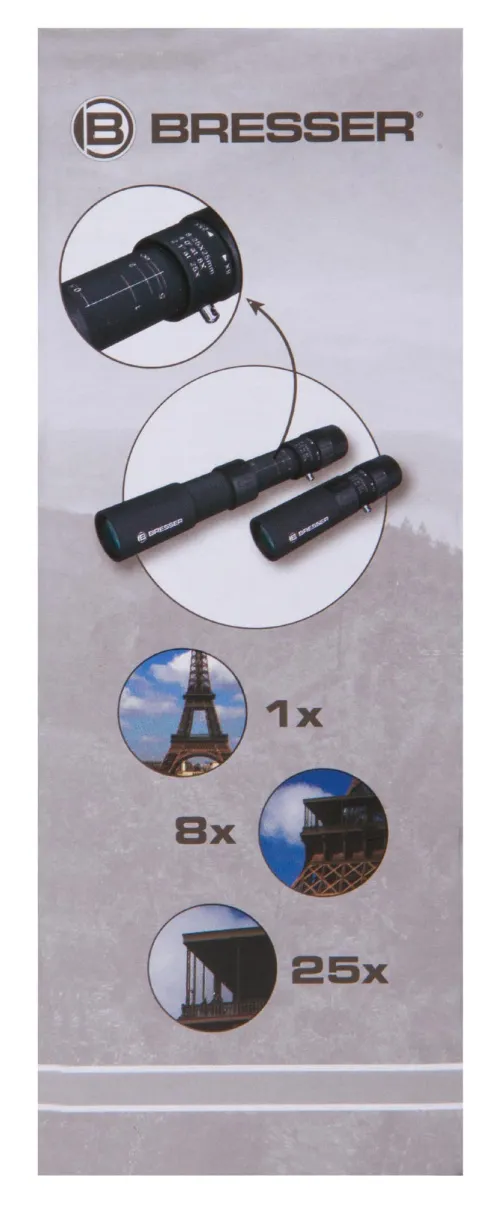figura monoculare Bresser Zoomar 8–25x25,  9