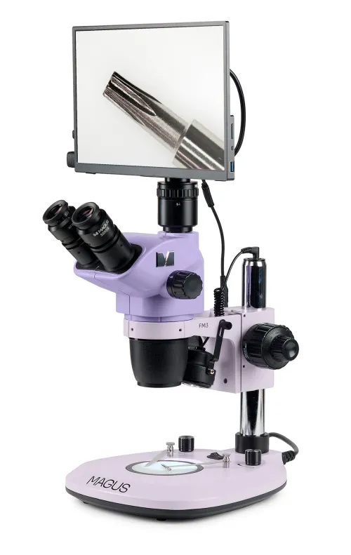 fotografia microscopio stereoscopico digitale MAGUS Stereo D8T LCD BASE,  2