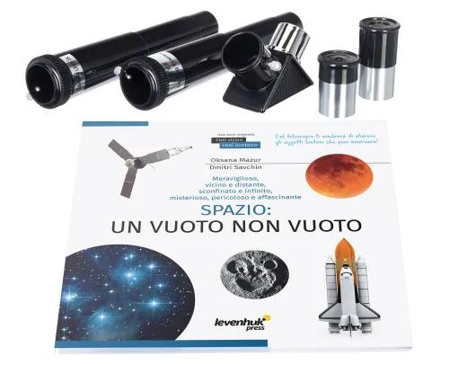 immagine telescopio Levenhuk Discovery Spark 703 AZ con libro,  3