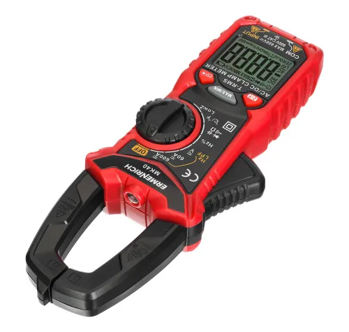 figura pinza amperometrica digitale Ermenrich Ping MK40,  5