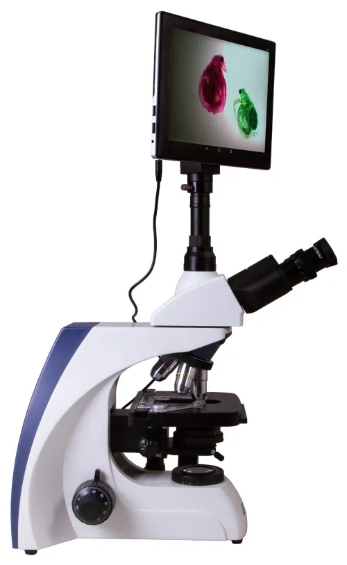 figura microscopio trinoculare digitale Levenhuk MED D30T LCD,  5