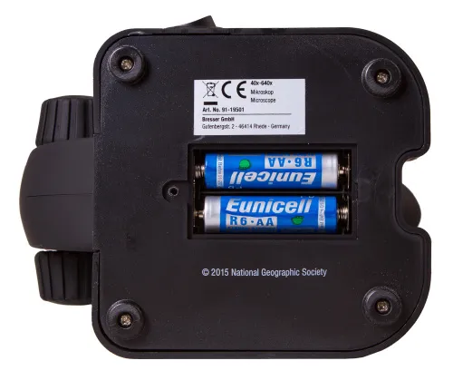 immagine microscopio Bresser National Geographic 40–640x  con adattatore per fotocamera,  6
