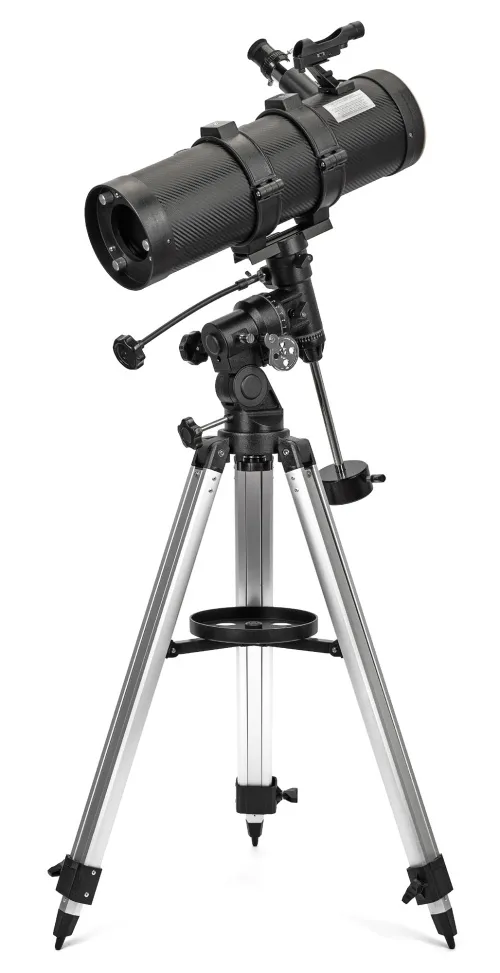figura telescopio riflettore newtoniano Bresser Spica 130/1000 EQ3 con adattatore per fotocamera smartphone,  2