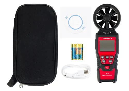 foto anemometro digitale Ermenrich Seek DN30,  7