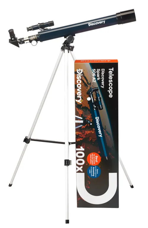 immagine telescopio Levenhuk Discovery Spark 506 AZ con libro,  2